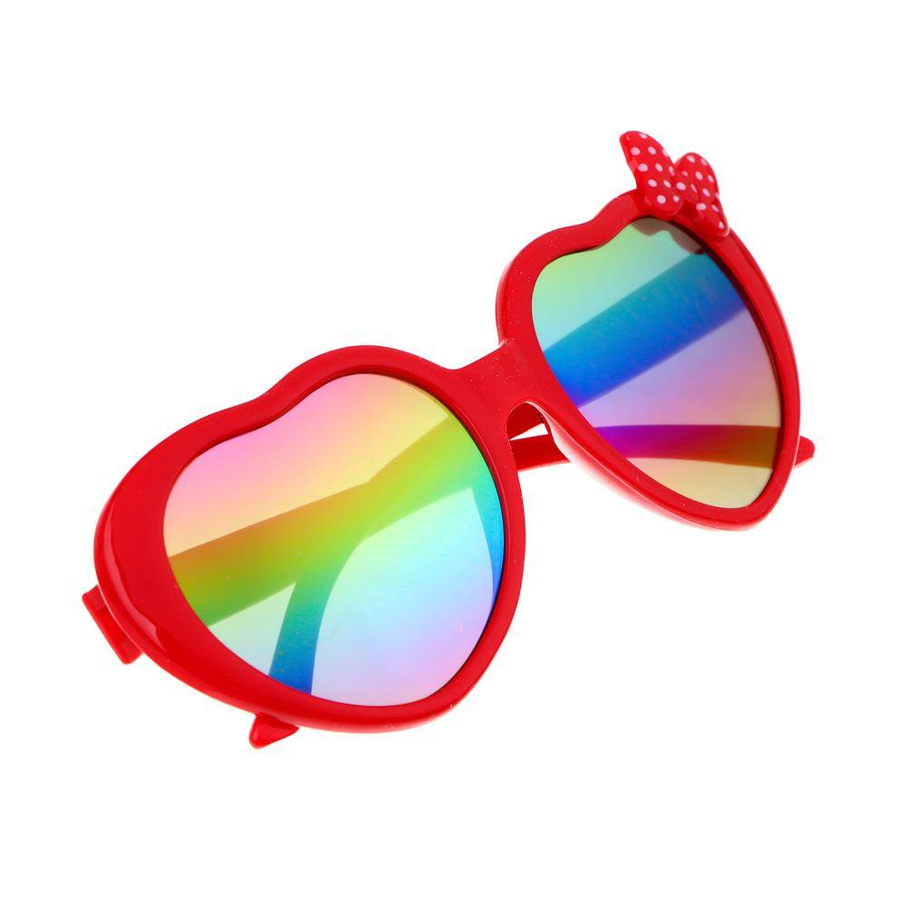 แว่นกันแดดทรงหัวใจ : แว่นกันแดดสุดเก๋พร้อมเลนส์สีรุ้ง